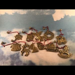 Brass Mini-ornaments with bells